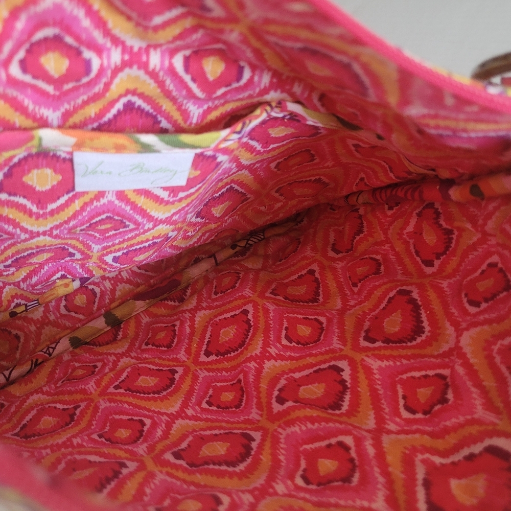 Vera Bradley Medium Size Pink Floral Crossbody - Picture 4 of 6
